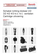 Insert cartridge ventieln Inschroef cartridge ventielen